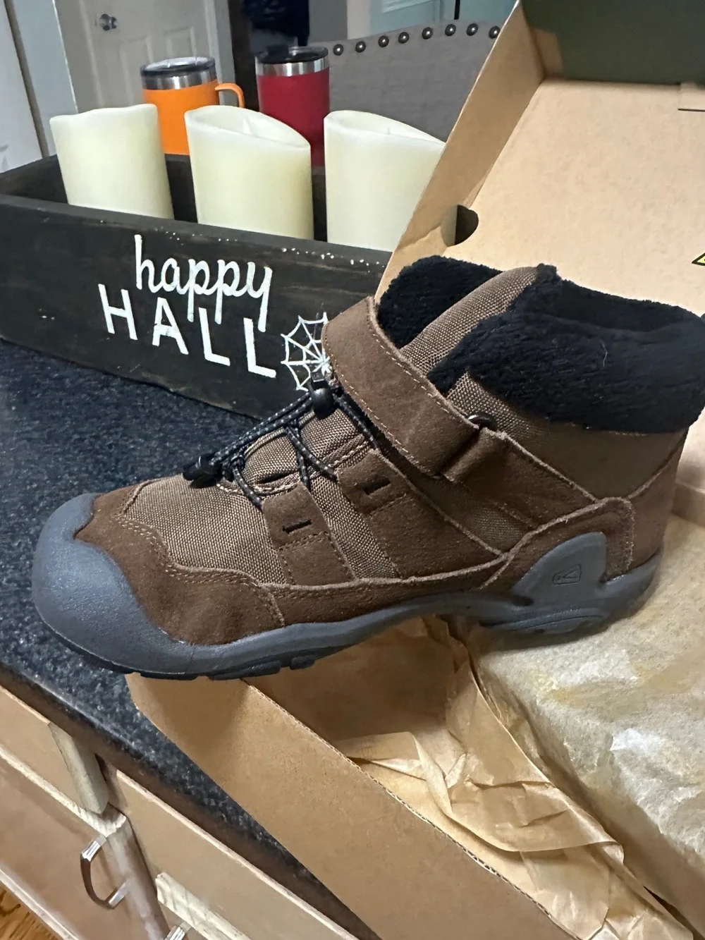 Keen Youth Knotch Chukka - Dark Earth / Black